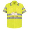 Men's High Visibility Safety Short Sleeve Work Shirt Thumbnail