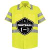 Men's High Visibility Safety Short Sleeve Work Shirt Thumbnail