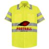 Men's High Visibility Safety Short Sleeve Work Shirt Thumbnail