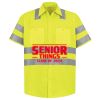 Men's High Visibility Safety Short Sleeve Work Shirt Thumbnail