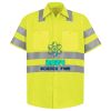 Men's High Visibility Safety Short Sleeve Work Shirt Thumbnail