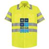 Men's High Visibility Safety Short Sleeve Work Shirt Thumbnail