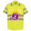 Men's High Visibility Safety Short Sleeve Work Shirt Thumbnail