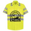 Men's High Visibility Safety Short Sleeve Work Shirt Thumbnail