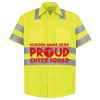 Men's High Visibility Safety Short Sleeve Work Shirt Thumbnail