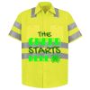 Men's High Visibility Safety Short Sleeve Work Shirt Thumbnail