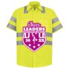 Men's High Visibility Safety Short Sleeve Work Shirt Thumbnail