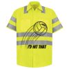 Men's High Visibility Safety Short Sleeve Work Shirt Thumbnail