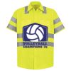 Men's High Visibility Safety Short Sleeve Work Shirt Thumbnail
