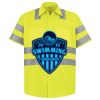 Men's High Visibility Safety Short Sleeve Work Shirt Thumbnail