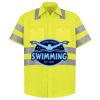 Men's High Visibility Safety Short Sleeve Work Shirt Thumbnail