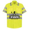 Men's High Visibility Safety Short Sleeve Work Shirt Thumbnail