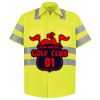 Men's High Visibility Safety Short Sleeve Work Shirt Thumbnail
