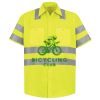 Men's High Visibility Safety Short Sleeve Work Shirt Thumbnail