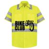 Men's High Visibility Safety Short Sleeve Work Shirt Thumbnail