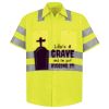 Men's High Visibility Safety Short Sleeve Work Shirt Thumbnail