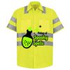 Men's High Visibility Safety Short Sleeve Work Shirt Thumbnail