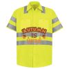Men's High Visibility Safety Short Sleeve Work Shirt Thumbnail