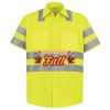 Men's High Visibility Safety Short Sleeve Work Shirt Thumbnail