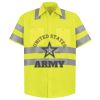 Men's High Visibility Safety Short Sleeve Work Shirt Thumbnail
