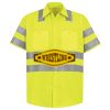 Men's High Visibility Safety Short Sleeve Work Shirt Thumbnail
