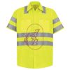Men's High Visibility Safety Short Sleeve Work Shirt Thumbnail