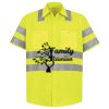 Men's High Visibility Safety Short Sleeve Work Shirt Thumbnail