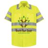 Men's High Visibility Safety Short Sleeve Work Shirt Thumbnail