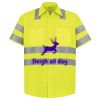 Men's High Visibility Safety Short Sleeve Work Shirt Thumbnail