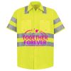 Men's High Visibility Safety Short Sleeve Work Shirt Thumbnail