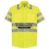 Men's High Visibility Safety Short Sleeve Work Shirt Thumbnail