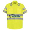 Men's High Visibility Safety Short Sleeve Work Shirt Thumbnail