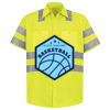 Men's High Visibility Safety Short Sleeve Work Shirt Thumbnail