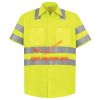 Men's High Visibility Safety Short Sleeve Work Shirt Thumbnail