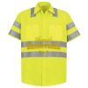 Men's High Visibility Safety Short Sleeve Work Shirt Thumbnail