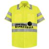 Men's High Visibility Safety Short Sleeve Work Shirt Thumbnail