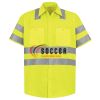 Men's High Visibility Safety Short Sleeve Work Shirt Thumbnail