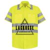 Men's High Visibility Safety Short Sleeve Work Shirt Thumbnail