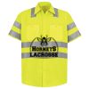 Men's High Visibility Safety Short Sleeve Work Shirt Thumbnail