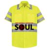 Men's High Visibility Safety Short Sleeve Work Shirt Thumbnail