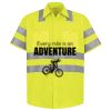 Men's High Visibility Safety Short Sleeve Work Shirt Thumbnail
