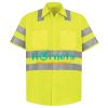 Men's High Visibility Safety Short Sleeve Work Shirt Thumbnail