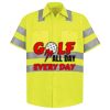 Men's High Visibility Safety Short Sleeve Work Shirt Thumbnail