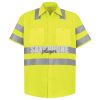 Men's High Visibility Safety Short Sleeve Work Shirt Thumbnail