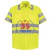 Men's High Visibility Safety Short Sleeve Work Shirt Thumbnail