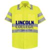 Men's High Visibility Safety Short Sleeve Work Shirt Thumbnail