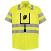 Men's High Visibility Safety Short Sleeve Work Shirt Thumbnail