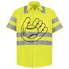 Men's High Visibility Safety Short Sleeve Work Shirt Thumbnail