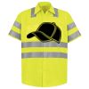 Men's High Visibility Safety Short Sleeve Work Shirt Thumbnail