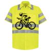 Men's High Visibility Safety Short Sleeve Work Shirt Thumbnail